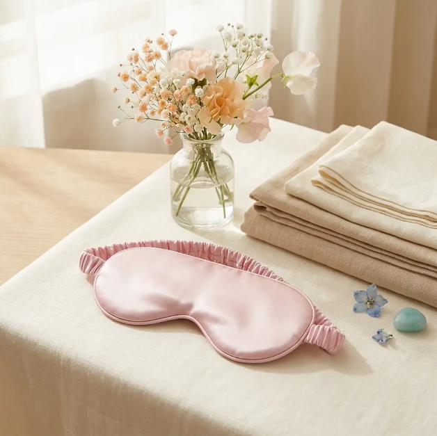 Novelya Mulberry Silk Sleep Mask — Soft Blackout Comfort for Better Sleep