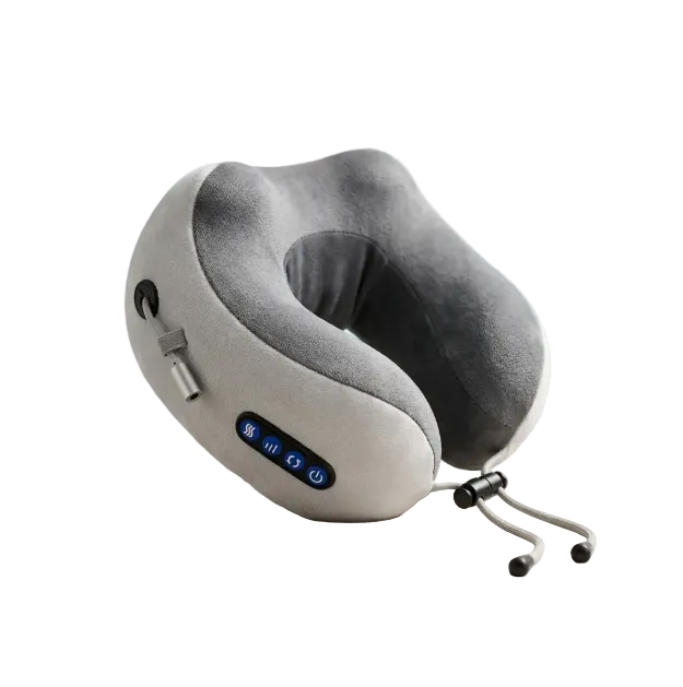 Novelya U-Shape Travel Neck Pillow — Heated Kneading & Vibration Massage