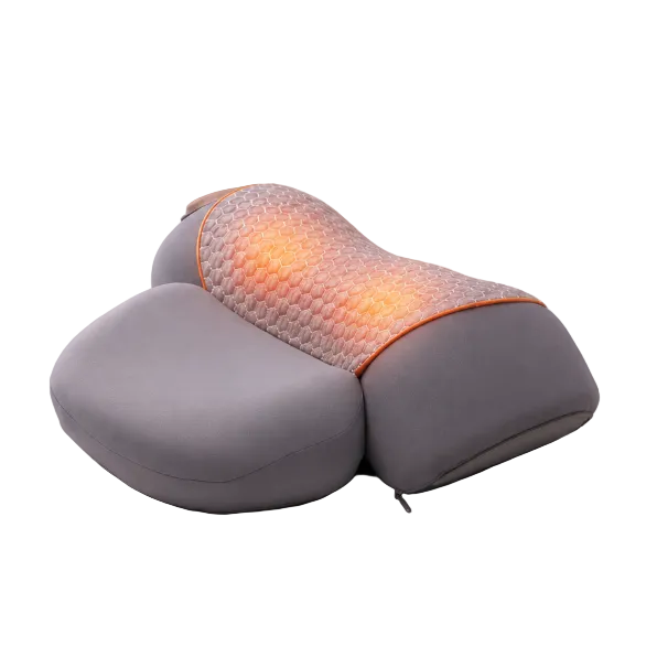 Novelya 3-in-1 Neck Comfort Pillow — Heated Massage & Traction Support