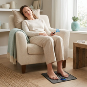 Novelya EMS Foot Massage Mat — Rechargeable Muscle Stimulation with Remote